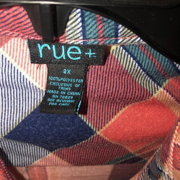 Plaid button down - Picture 2 of 2